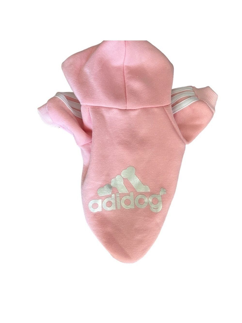 Adidog Dog Hoodie - Pink. Size M. New, never used.
